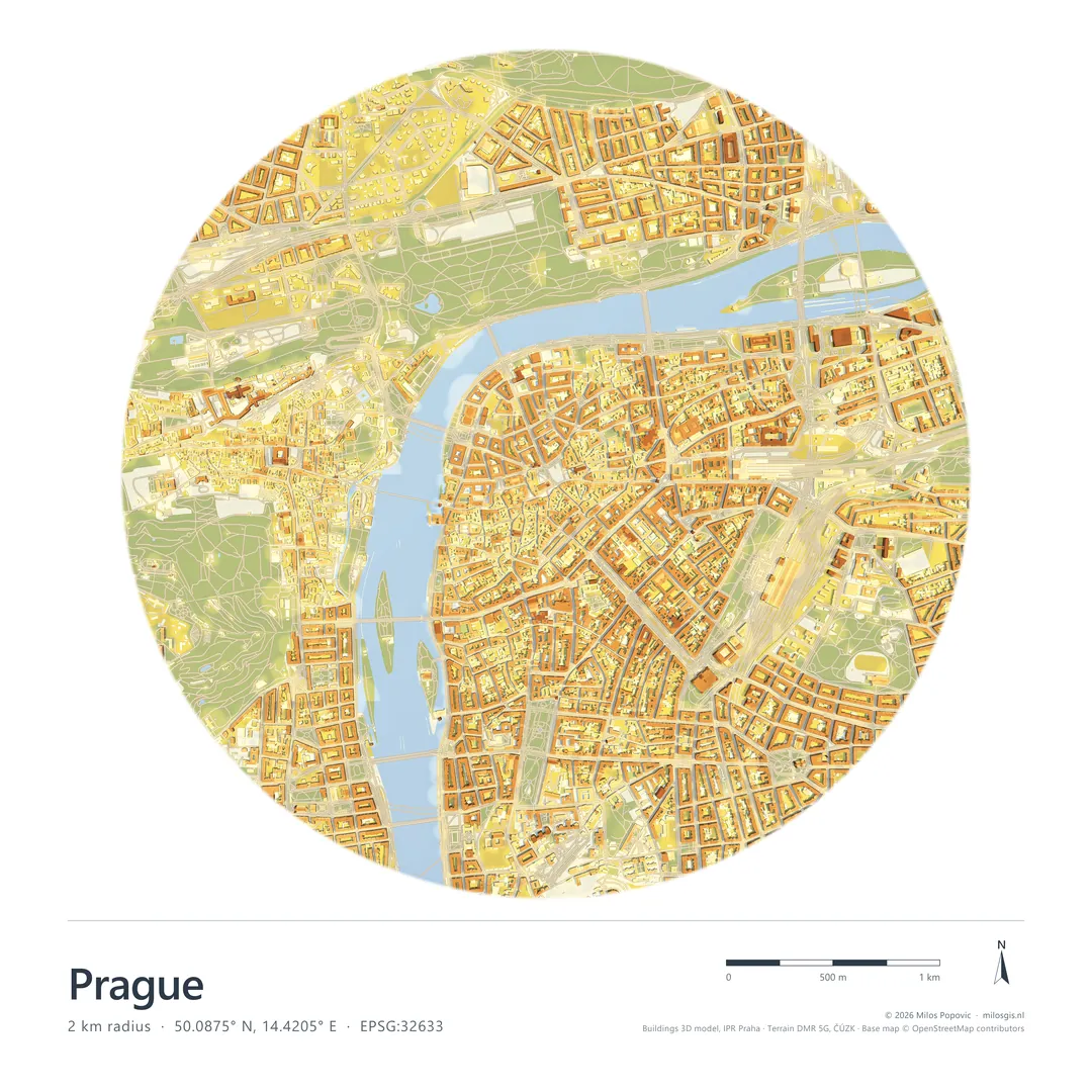 Prague, City in 3D