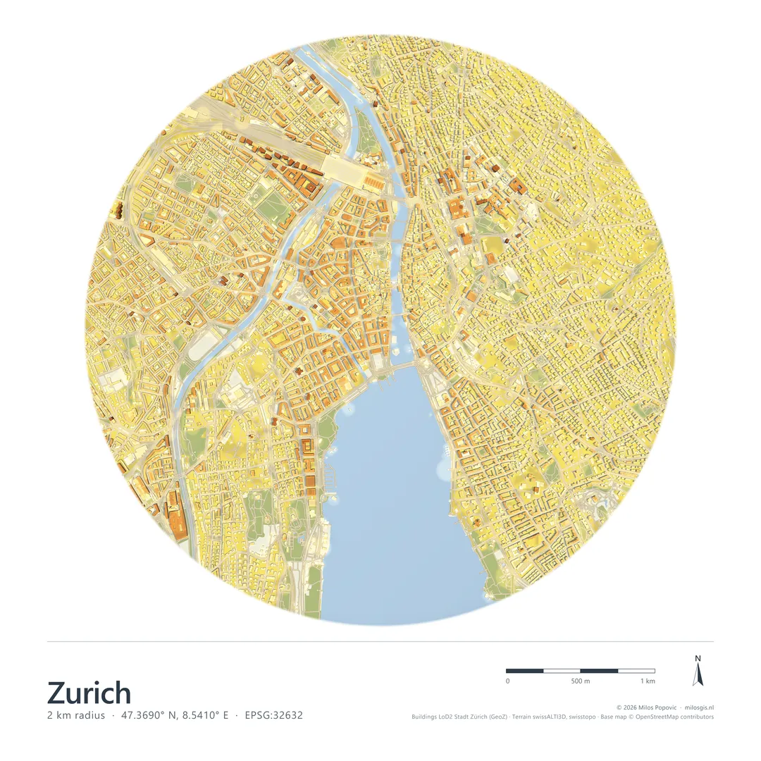 Zurich, City in 3D
