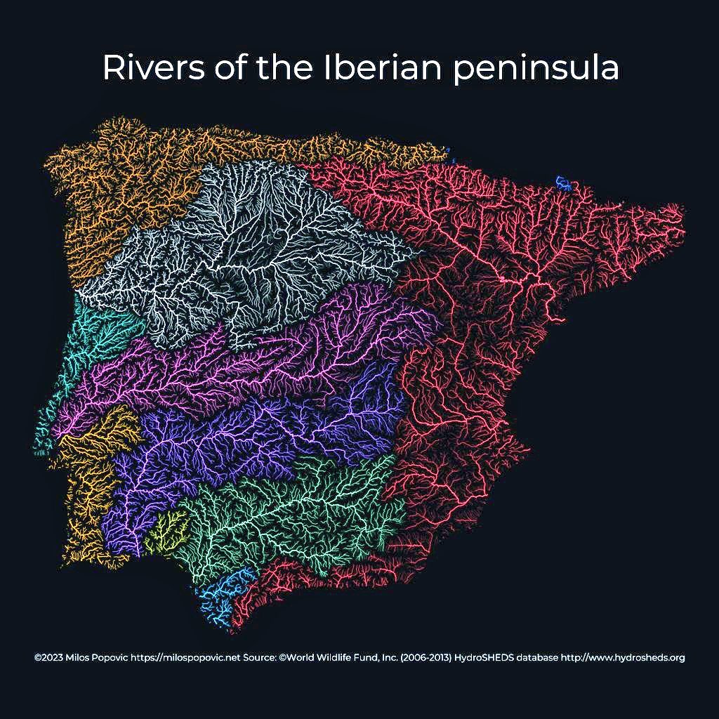 Rivers of the Iberian peninsula